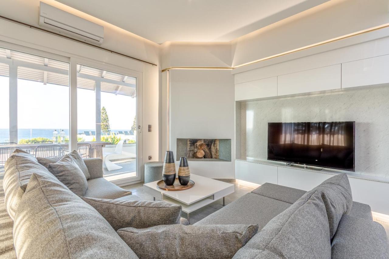 Queen'S Gem Luxury Villa - Heated Jacuzzi & Pool Херсонісос Екстер'єр фото