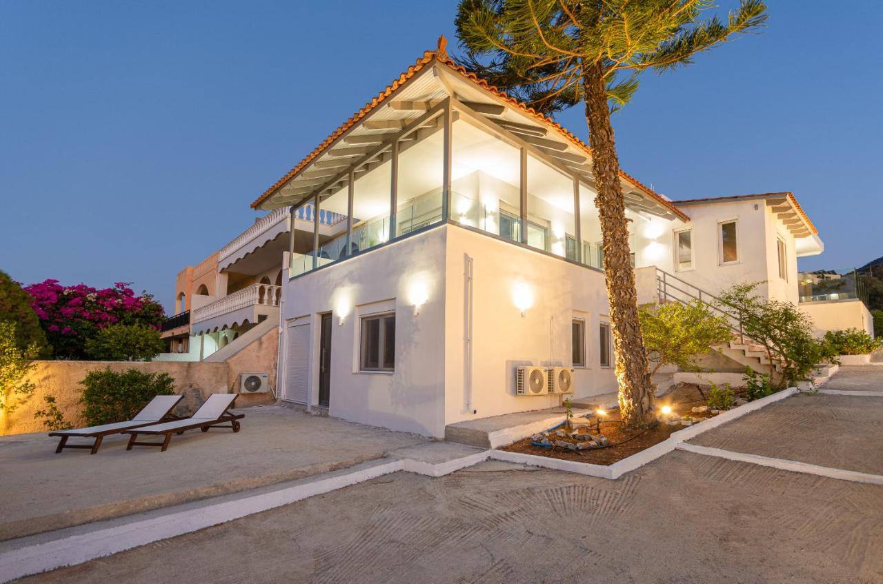 Queen'S Gem Luxury Villa - Heated Jacuzzi & Pool Херсонісос Екстер'єр фото